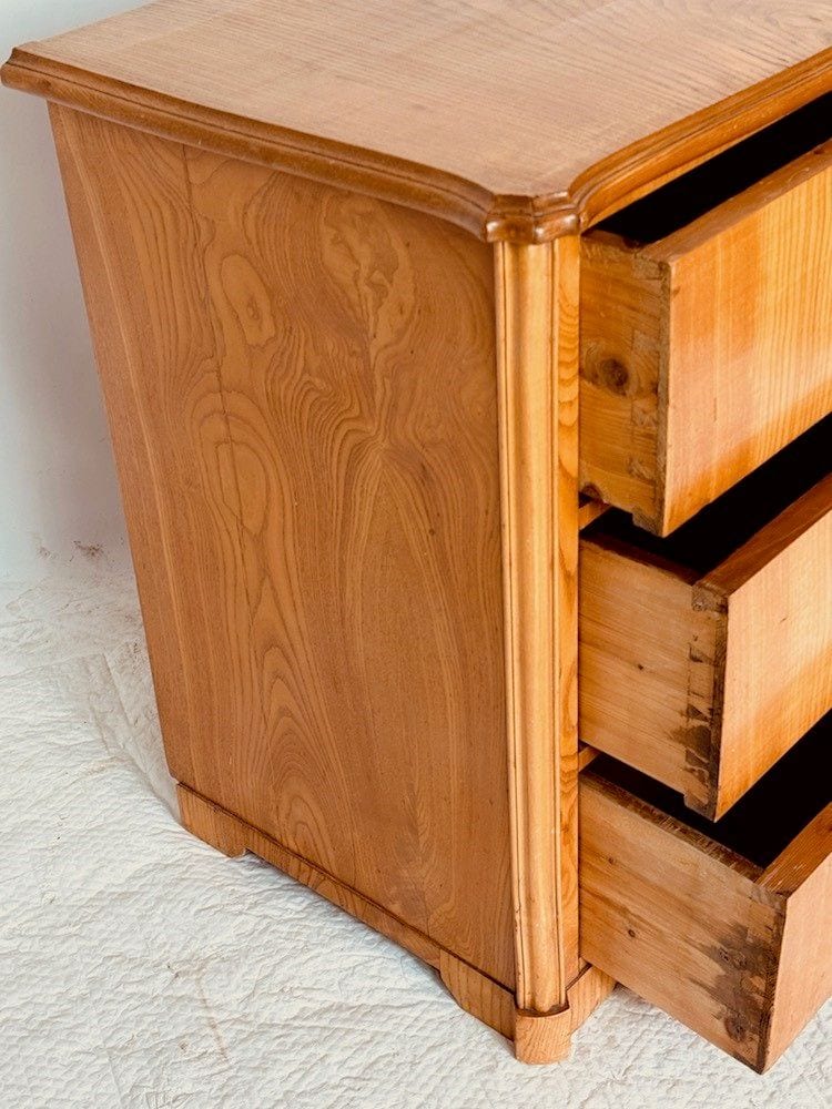 Biedermeier-Kommode, Rüster, Brandenburg, um 1860, Ansicht 2