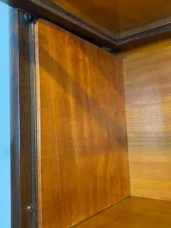 Globe-Wernicke-Bücherschrank, vier Elemente, Eiche und Kirsche, um 1920, Ansicht 4