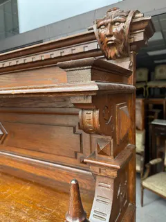 Anrichte bzw. Buffet, Eiche, Gründerzeit um 1890, Ansicht 6