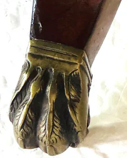 Biedermeier-Sitzgruppe, Tisch mit vier Stühlen, Mahagoni, Norddeutschland, um 1820, Ansicht 8