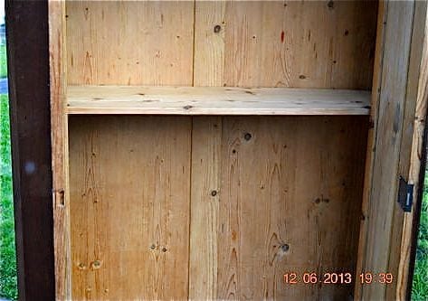 Biedermeier-Schrank, Nussbaum, Süddeutschland, Ansicht 3