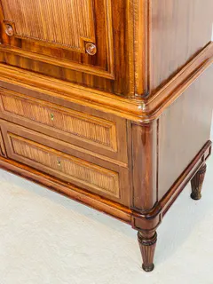 Aufsatzschrank im gustavianischen Stil, Mahagoni, Anfang 20. Jh., Ansicht 4