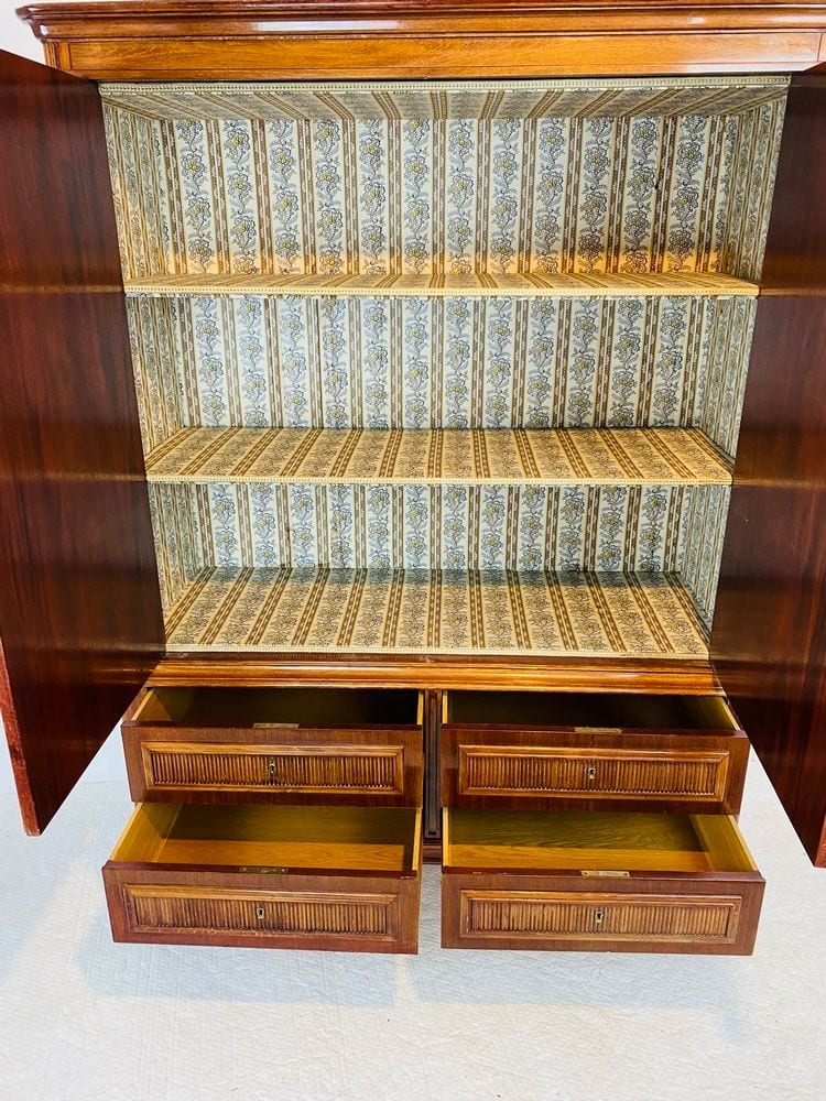 Aufsatzschrank im gustavianischen Stil, Mahagoni, Anfang 20. Jh., Ansicht 6