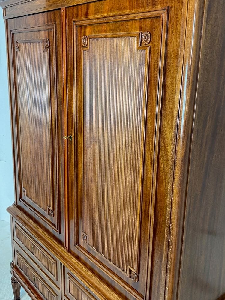 Aufsatzschrank im gustavianischen Stil, Mahagoni, Anfang 20. Jh., Ansicht 7