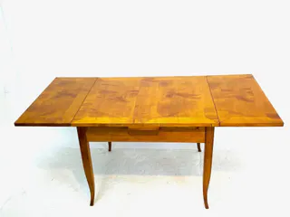 Biedermeier-Ausziehtisch, Birke und Ahorn, Berlin/Brandenburg um 1820, Ansicht 4