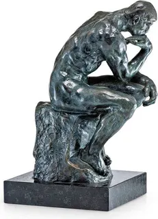 Auguste Rodin (Paris 1840–1917), Der Denker, Bronze-Nachguss