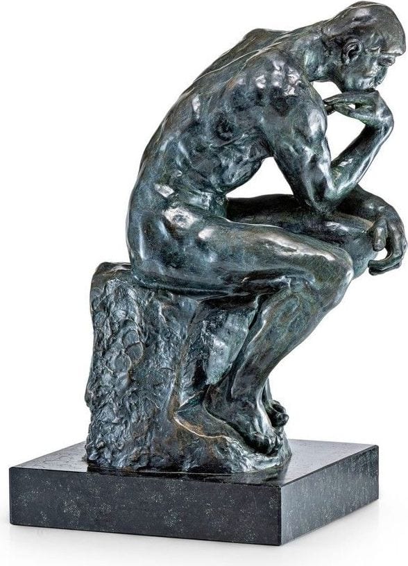 Auguste Rodin (Paris 1840–1917), Der Denker, Bronze-Nachguss