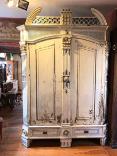 Klassizistischer Dielenschrank, Louis-seize, Rüster, Schleswig-Holstein, um 1790, Ansicht 7