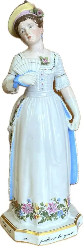 Meissen, Porzellanfigur „Ada Cavendish als Julia“, um 1890