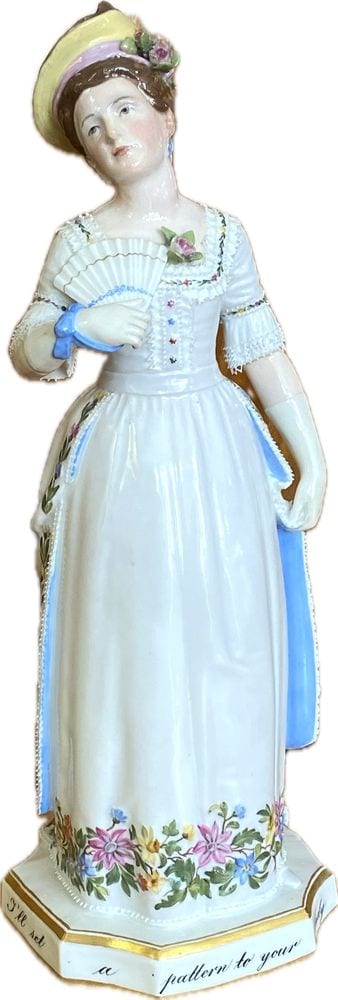 Meissen, Porzellanfigur „Ada Cavendish als Julia“, um 1890