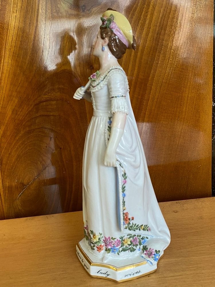 Meissen, Porzellanfigur „Ada Cavendish als Julia“, um 1890, Ansicht 4