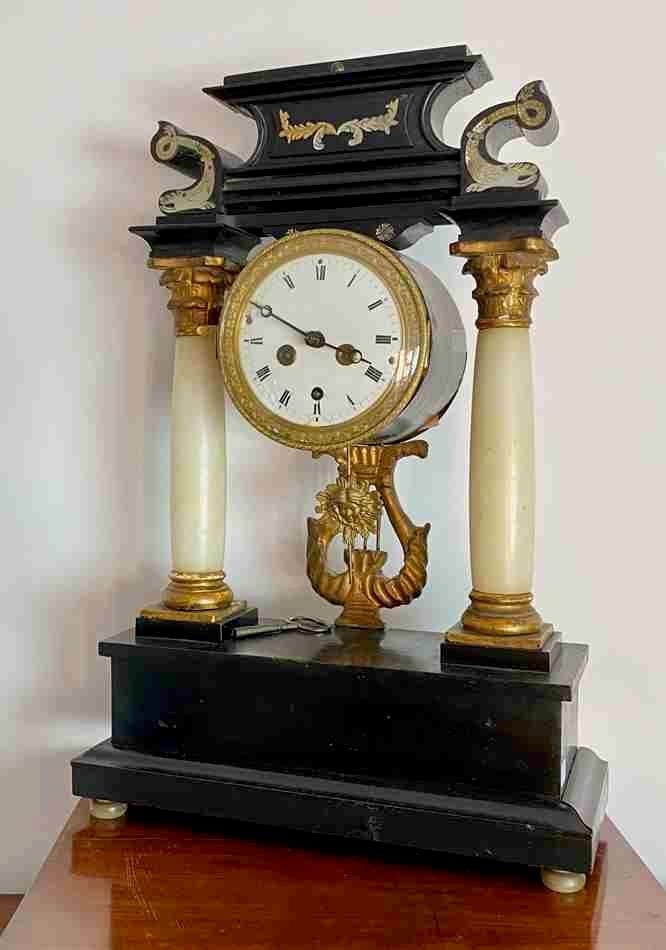 Wiener Hausherrenuhr, 1830er Jahre, Ansicht 2