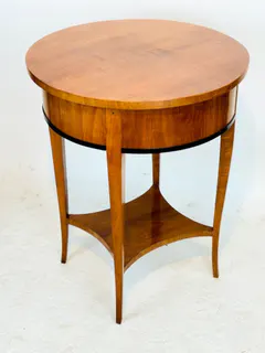 Biedermeier-Beistelltisch, Kirschbaum, Thüringen, um 1820, Ansicht 1