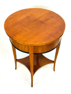 Biedermeier-Beistelltisch, Kirschbaum, Thüringen, um 1820, Ansicht 2