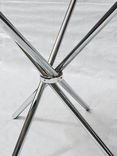 Runder Designer-Glastisch, 70er Jahre, Ansicht 2