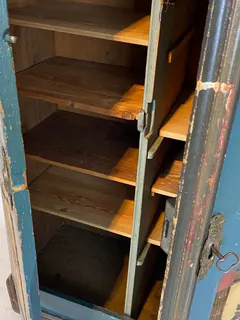 Gefasster Bauernschrank, Barock, Süddeutschland, 18. Jh., Ansicht 10