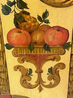 Gefasster Bauernschrank, Barock, Süddeutschland, 18. Jh., Ansicht 12