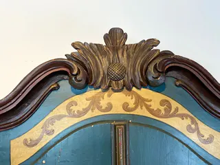 Gefasster Bauernschrank, Barock, Süddeutschland, 18. Jh., Ansicht 9