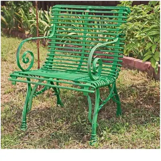 Französischer Gartensessel SABOT, handgeschmiedet, sehr schwere Ausführung, Ansicht 5