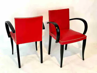 Paar Armlehnstühle, Mid-Century, Mitte 20. Jahrhundert, Ansicht 3