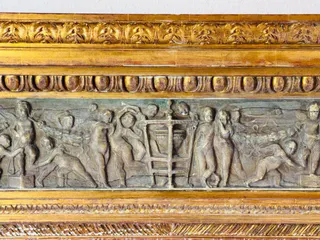 Großer, monumentaler vergoldeter Empire-Spiegel, schwere Ausführung, Ansicht 3