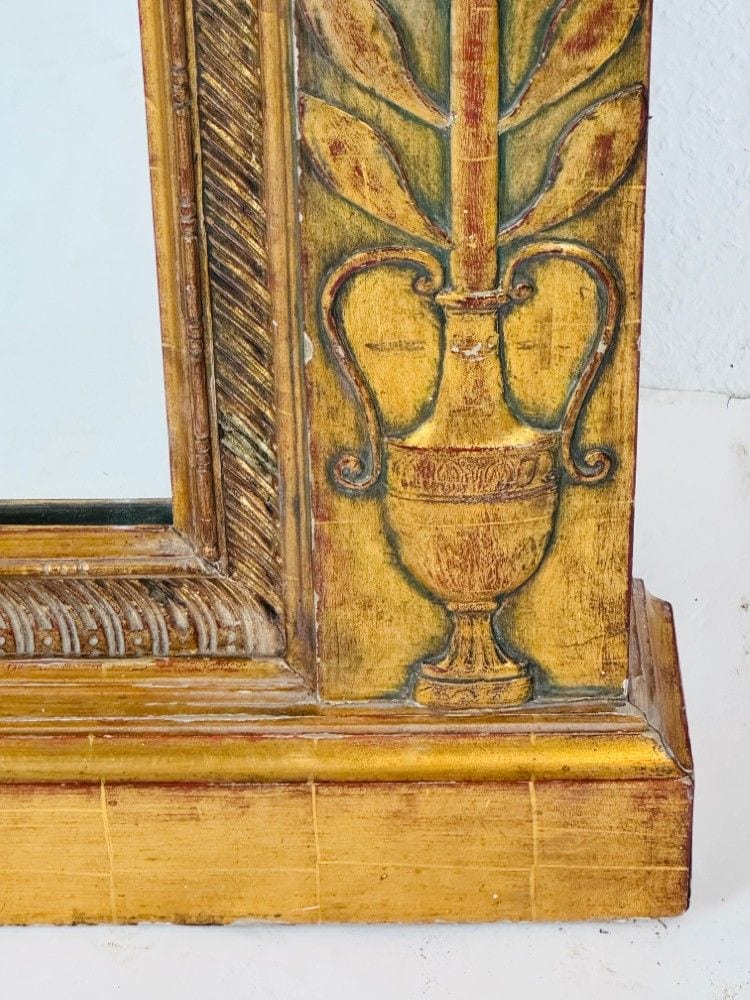 Großer, monumentaler vergoldeter Empire-Spiegel, schwere Ausführung, Ansicht 5