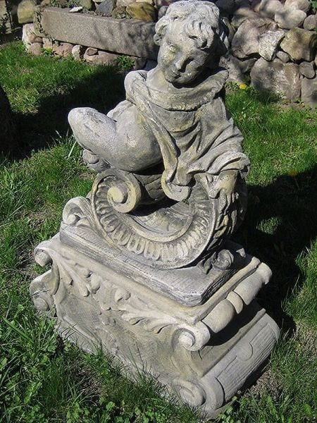 Große Figurengruppe aus Stein, Putti als Vier Jahreszeiten, Ansicht 2