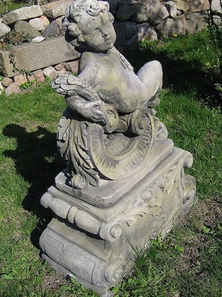 Große Figurengruppe aus Stein, Putti als Vier Jahreszeiten, Ansicht 3