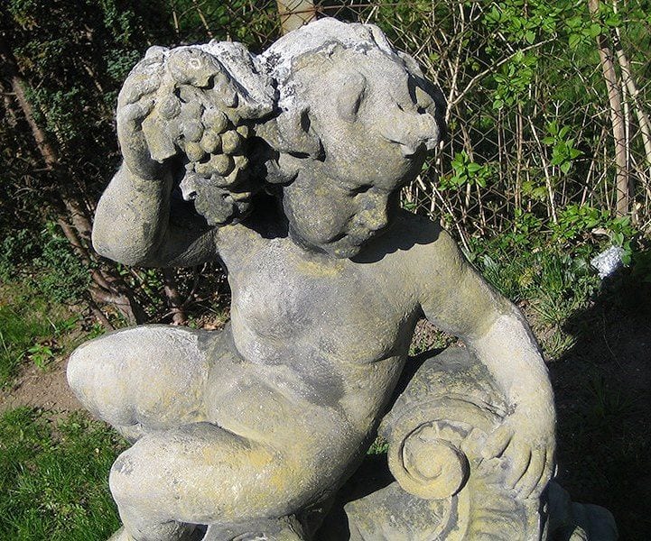 Große Figurengruppe aus Stein, Putti als Vier Jahreszeiten, Ansicht 7