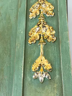 Bremer Sonnenschrank, um 1790, originale Fassung freigelegt, Ansicht 5