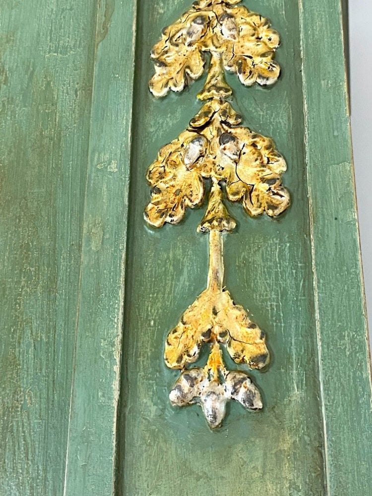 Bremer Sonnenschrank, um 1790, originale Fassung freigelegt, Ansicht 5
