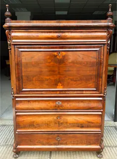 Biedermeier-Sekretär, Mahagoni, um 1850