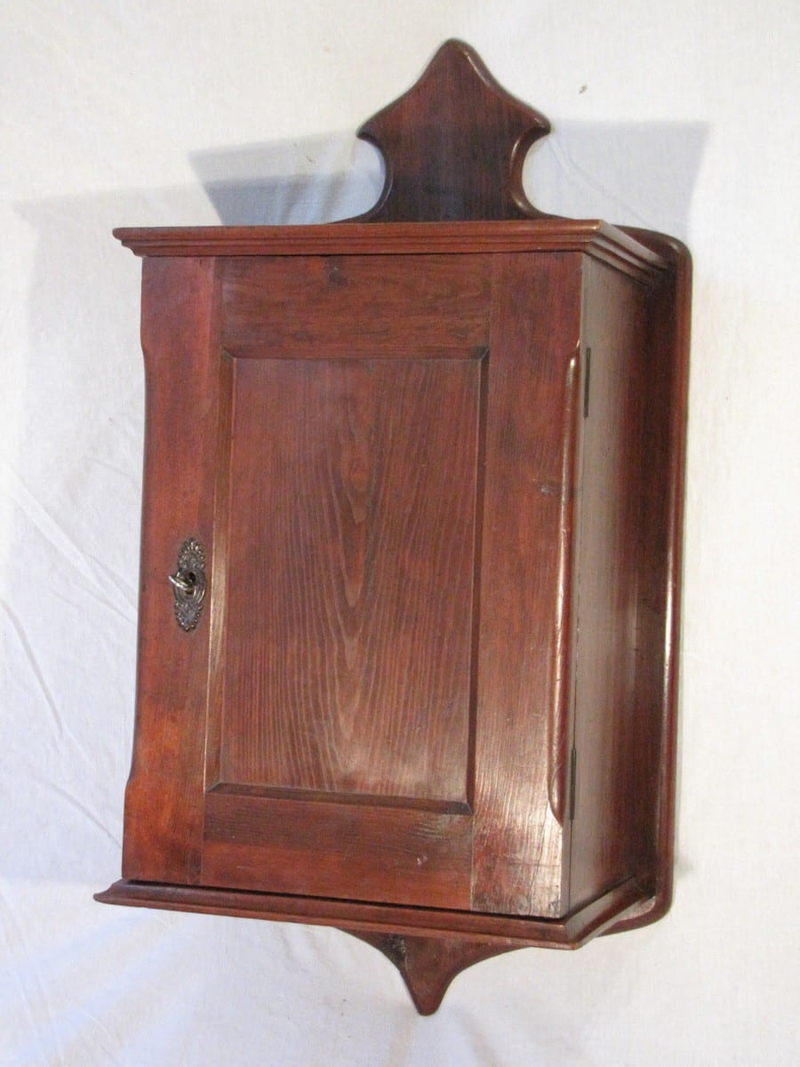 Biedermeier Wandschrank, Medizinschränkchen, Kiefer, 1840, Ansicht 1