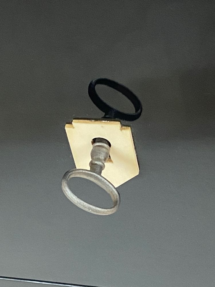 Paar ebonisierte Biedermeier-Kommoden, Schellackpolitur, deutsch, 19. Jh., Ansicht 4