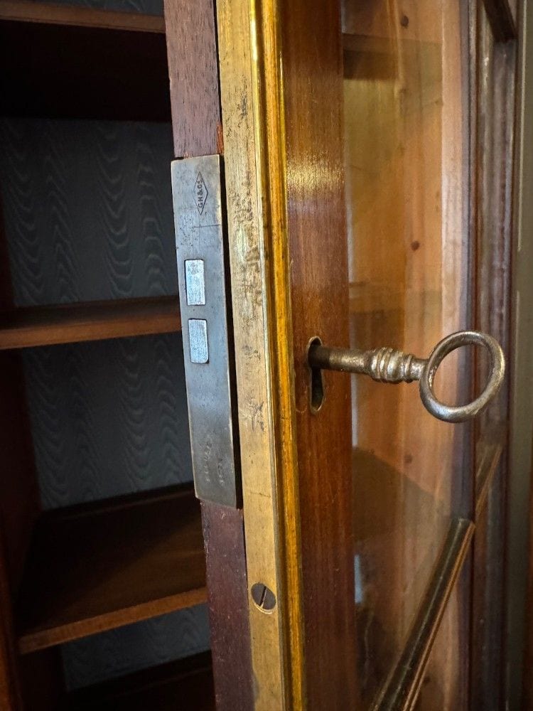 Viktorianischer Bücherschrank, Mahagoni, England, Ende 19. Jh., Ansicht 11