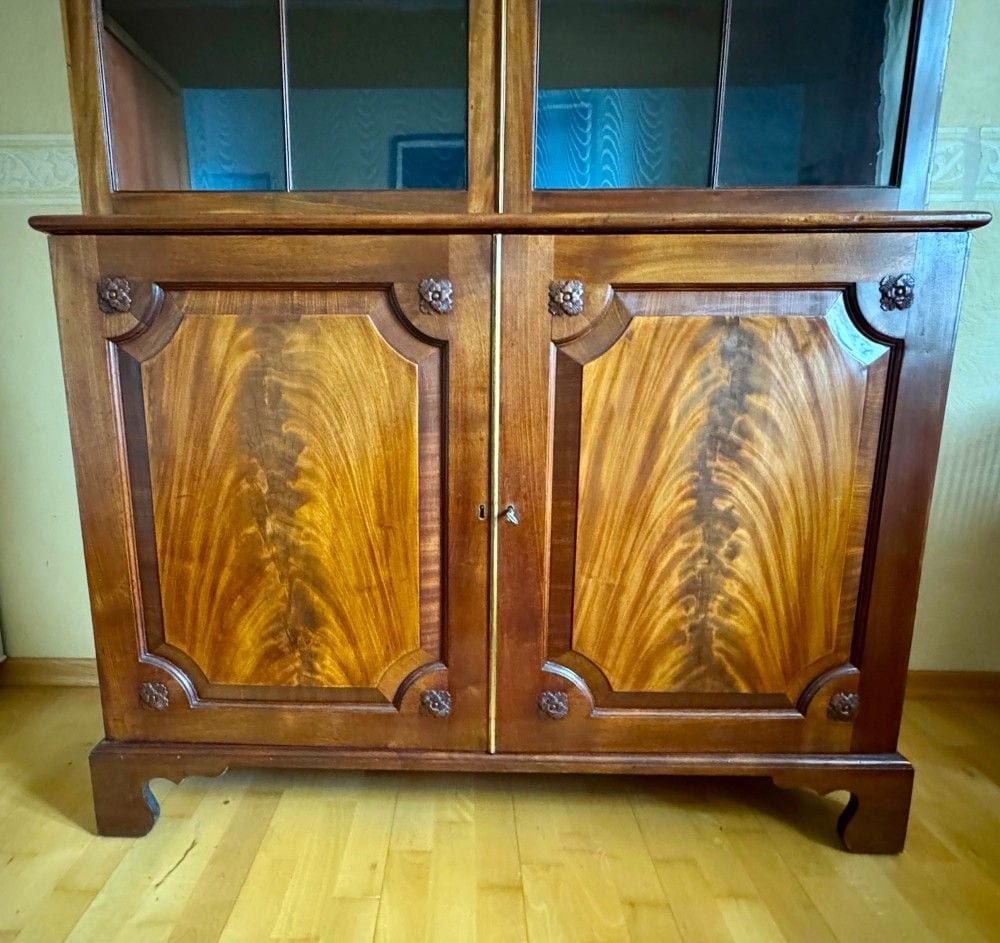 Viktorianischer Bücherschrank, Mahagoni, England, Ende 19. Jh., Ansicht 3