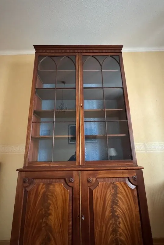 Viktorianischer Bücherschrank, Mahagoni, England, Ende 19. Jh., Ansicht 4