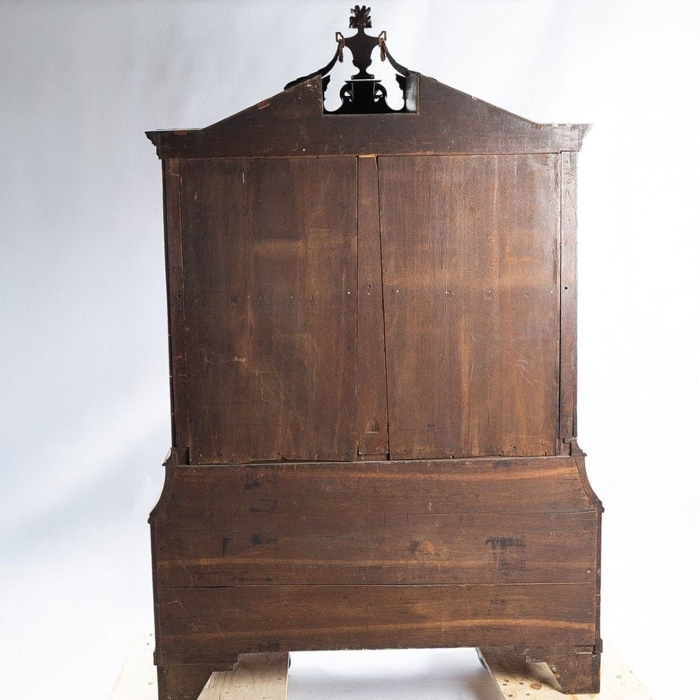 Klassizistische Aufsatzkommode, Mahagoni, Schleswig-Holstein um 1785, Ansicht 2