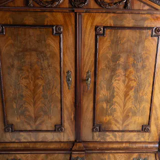 Klassizistische Aufsatzkommode, Mahagoni, Schleswig-Holstein um 1785, Ansicht 5