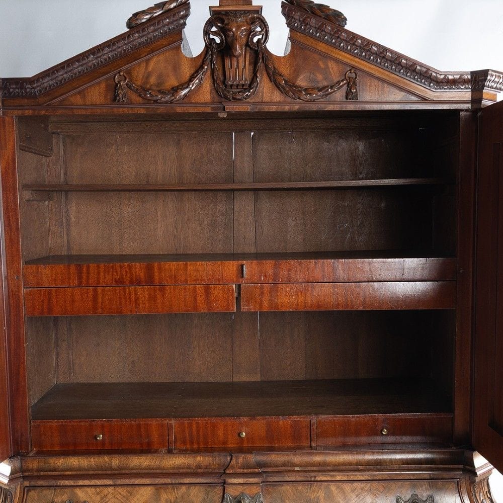 Klassizistische Aufsatzkommode, Mahagoni, Schleswig-Holstein um 1785, Ansicht 8