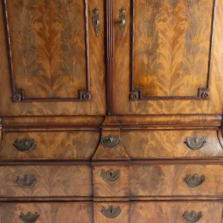 Klassizistische Aufsatzkommode, Mahagoni, Schleswig-Holstein um 1785, Ansicht 9