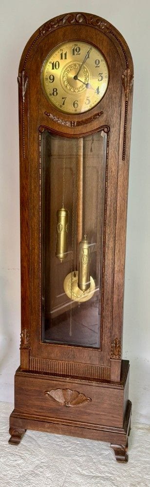 Standuhr, Eiche, Deutschland, um 1920/30