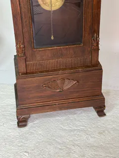 Standuhr, Eiche, Deutschland, um 1920/30, Ansicht 3