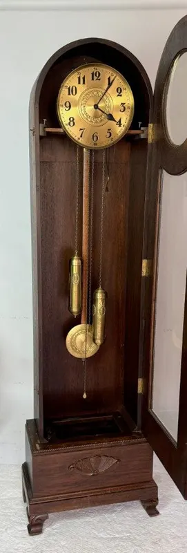 Standuhr, Eiche, Deutschland, um 1920/30, Ansicht 4