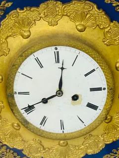 Biedermeier-Rahmenuhr, Wien um 1840, Ansicht 2