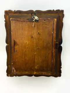 Biedermeier-Rahmenuhr, Wien um 1840, Ansicht 4