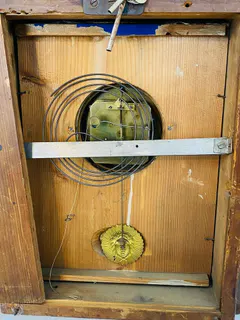 Biedermeier-Rahmenuhr, Wien um 1840, Ansicht 5