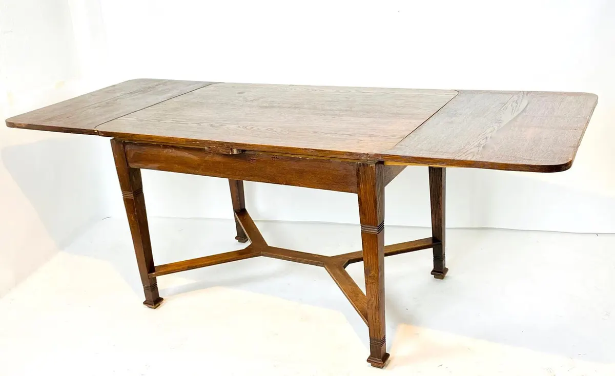 Ausziehtisch, Eiche, um 1910