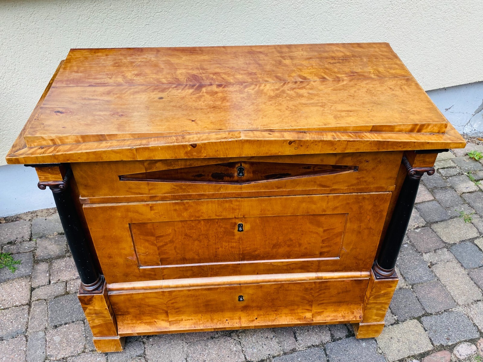 Biedermeier Kommode, Birke, Berlin um 1820 — Ansicht 3