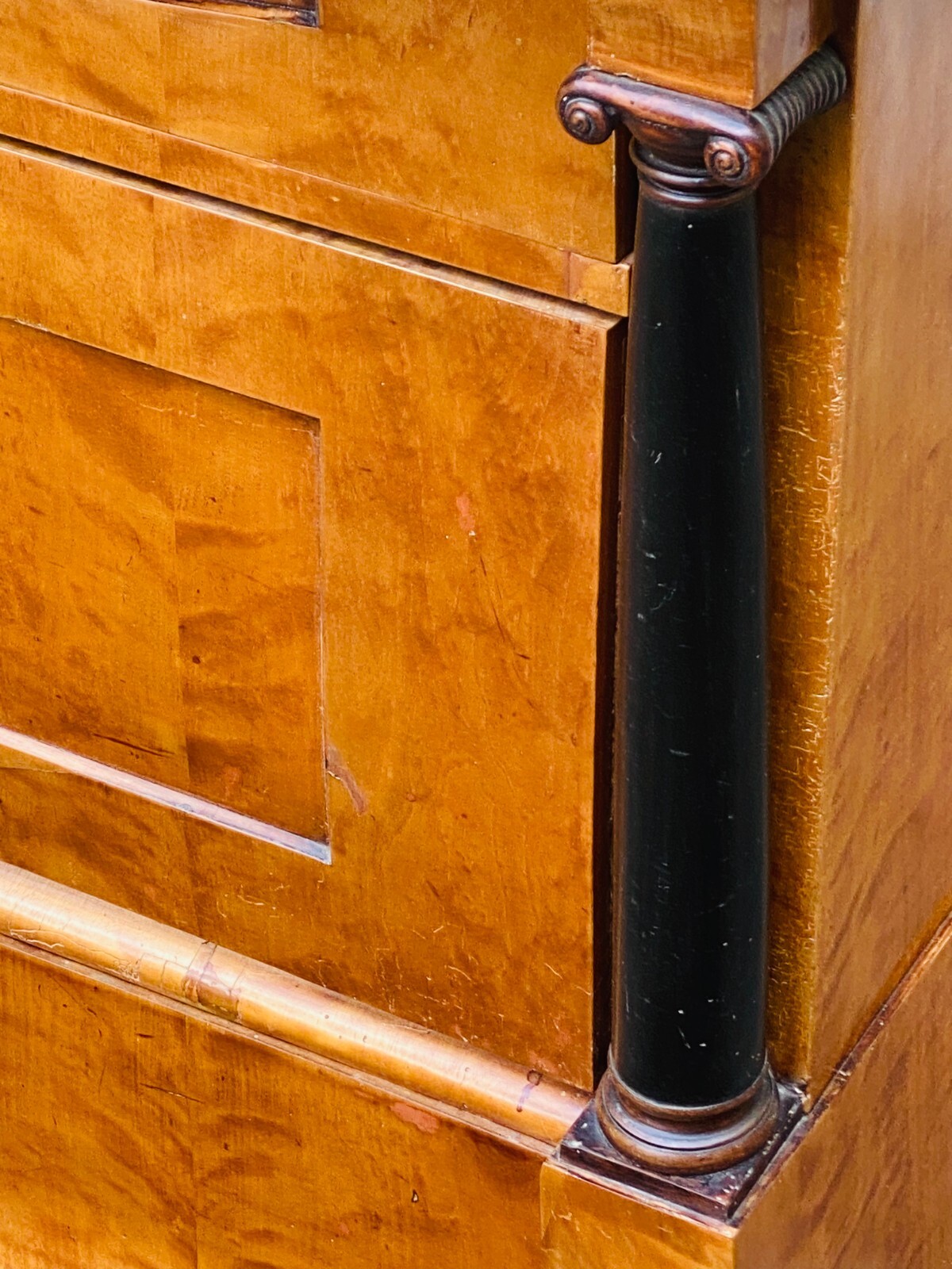 Biedermeier Kommode, Birke, Berlin um 1820 — Ansicht 4